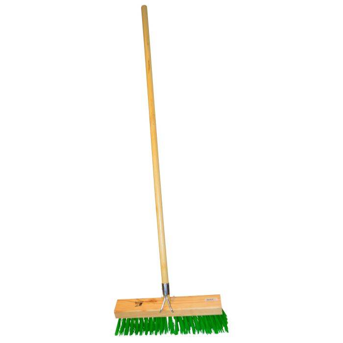 Academy Brushware Wooden Handle Platform Broom 375mm