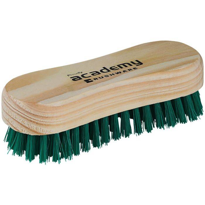 Academy Brushware Wooden Handle Chubby Scrub Brush