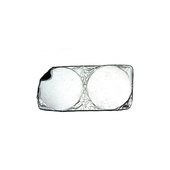 Moto Quip Silver & Black Carcool Springshades Car Shade