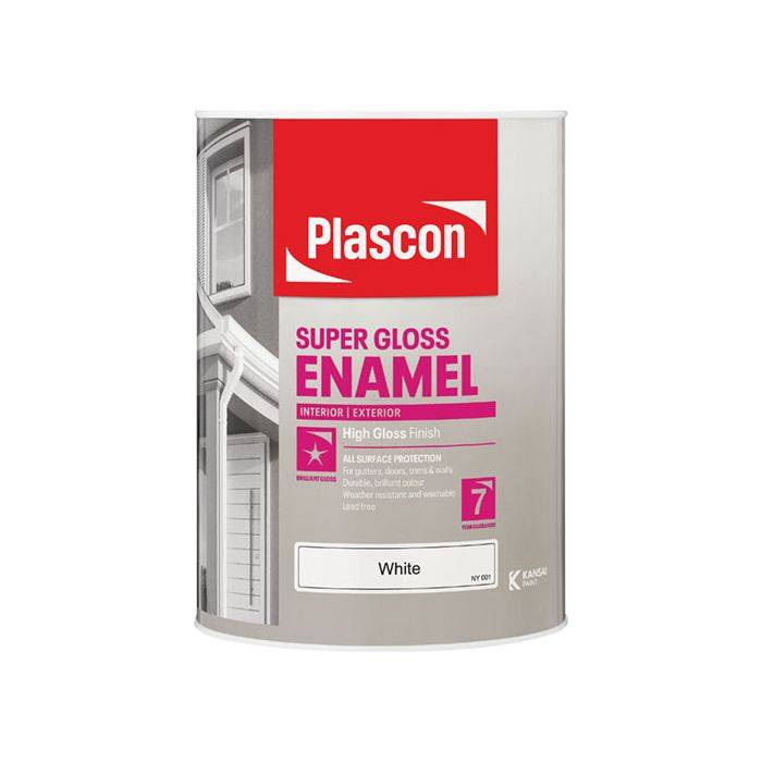 Plascon Super Universal Enamel 5L - Broken White