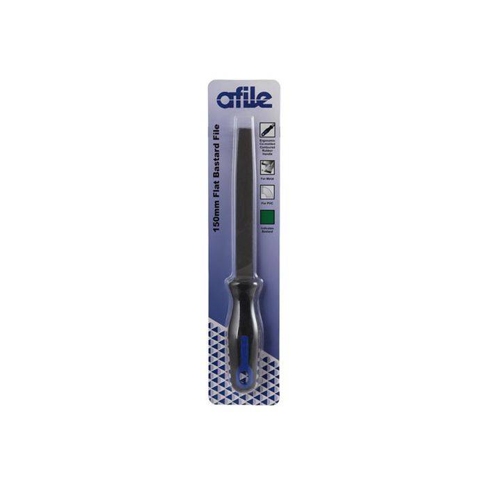 Afile Flat Bastard File With Handle 150mm