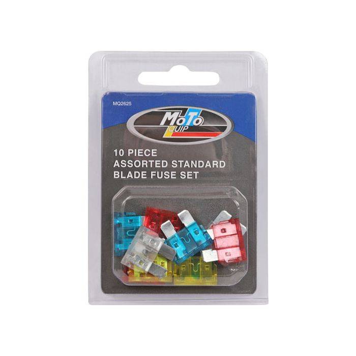 Moto Quip 10 Piece Assorted Blade Fuse Set
