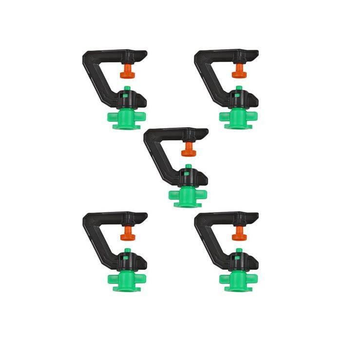 Eco Garden Micro Irrigation Orange 360° Head - 5 Pack