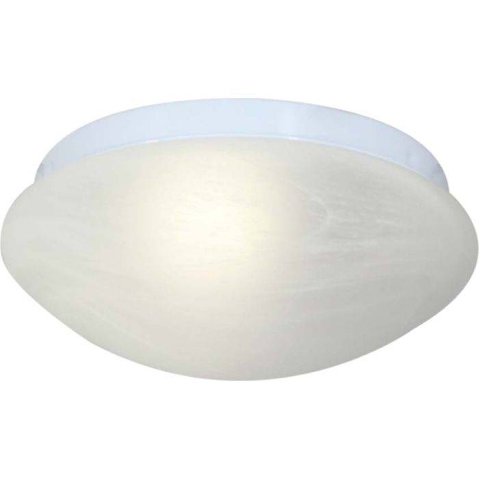 Eurolux Round Alabaster Bathroom Ceiling Light 220mm