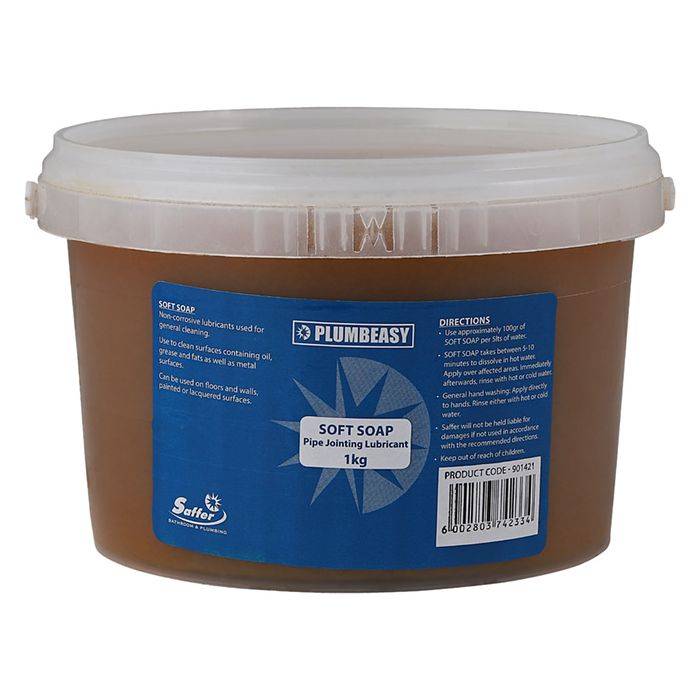 Plumbeasy Soft Soap Pipe Jointing Lubricant 1kg