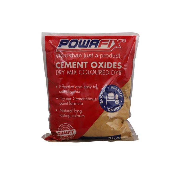Powafix Yellow Cement Oxide 2kg