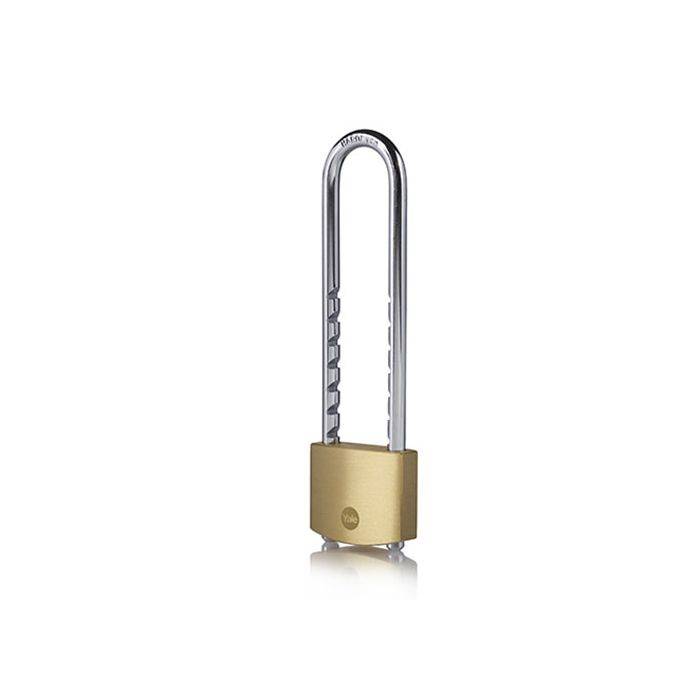 Yale Brass Ratchet Shackle Padlock 50mm