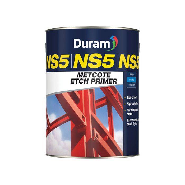Duram NS5 Metcote Etch Primer Black 5L