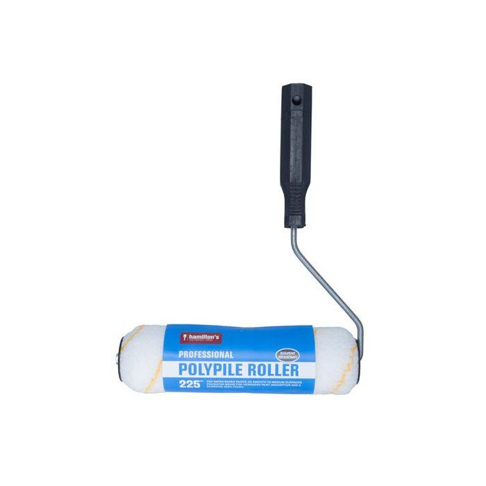 Hamilton's Professional Polypile Roller & Handle 225mm