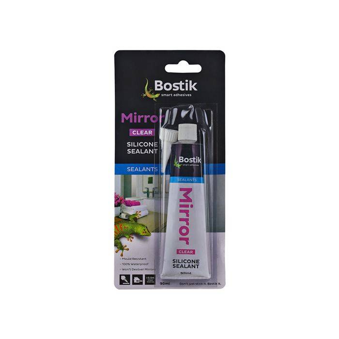 Bostik Mirror Silicone Sealant Clear 90ml