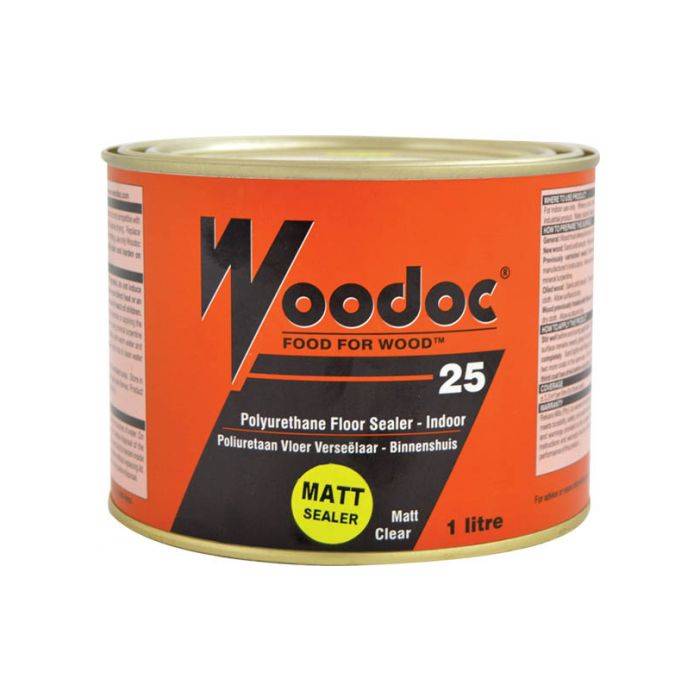 Woodoc 25 Interior Polyurethane Floor Sealer Matt 1L