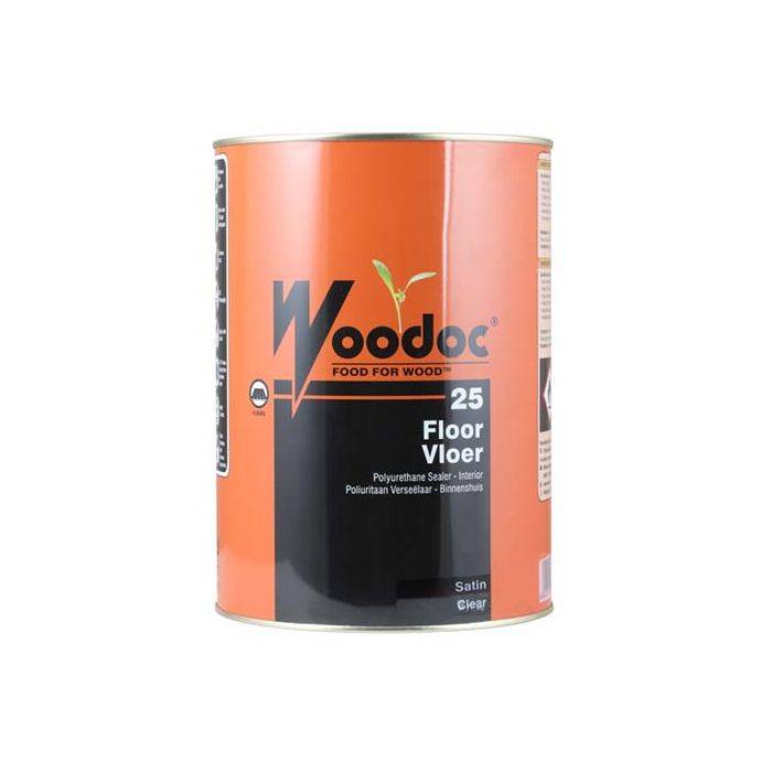 Woodoc 25 Interior Polyurethane Floor Sealer Satin 5L