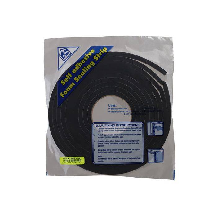 Glacier 8mm Foam Sealing Strip 15mm x 5m