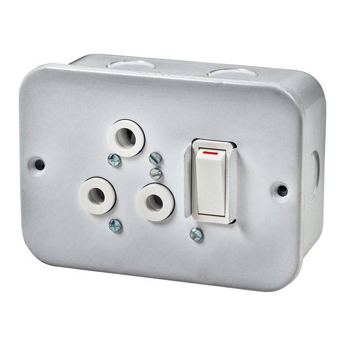 Crabtree Industrial Single RSA Surface Socket