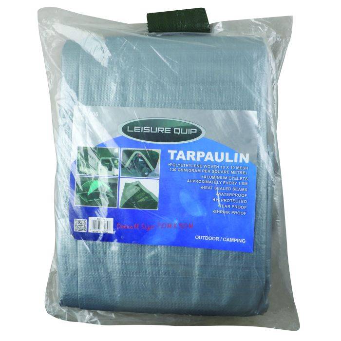 Leisure Quip Tarpaulin With Aluminium Eyelets 3 x 7m
