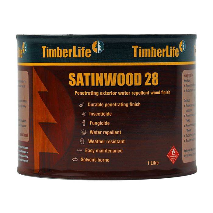 Timberlife Satinwood 28 Clear 1L
