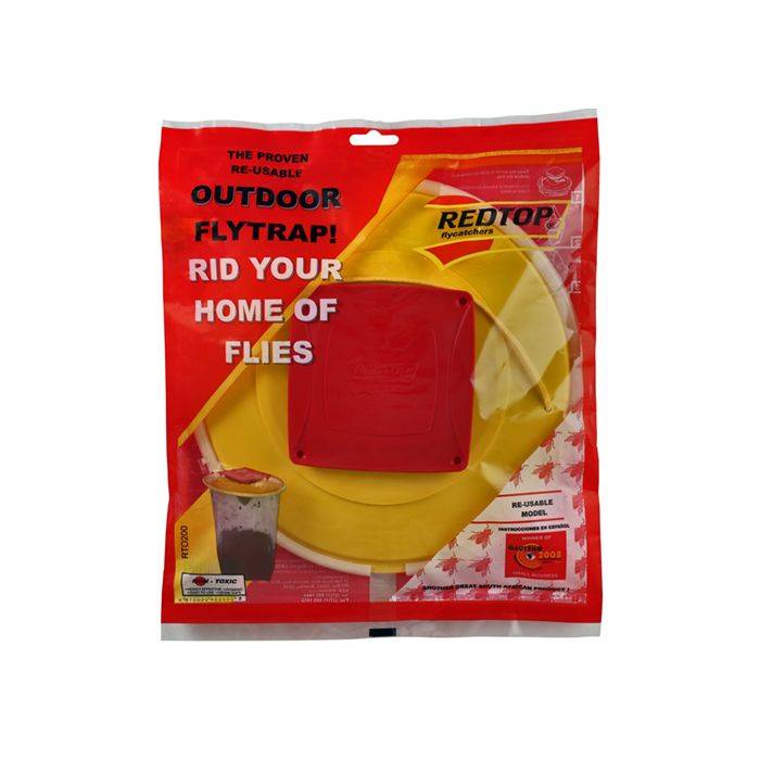 Red Top Reusable Fly Trap