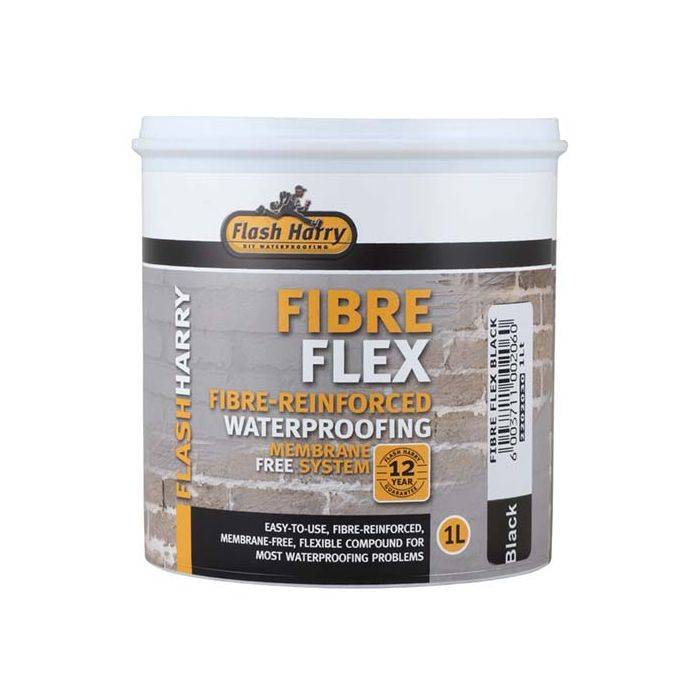 Flash Harry Fibre-Flex Waterproofing 1L-Terracotta