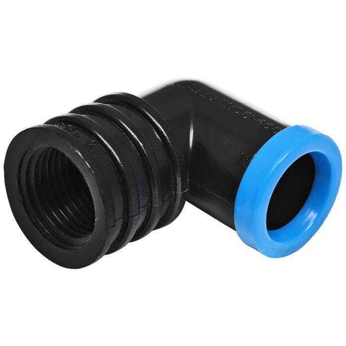 Full Flow Irrigation Female Combination Elbow 15mm x 1/2"