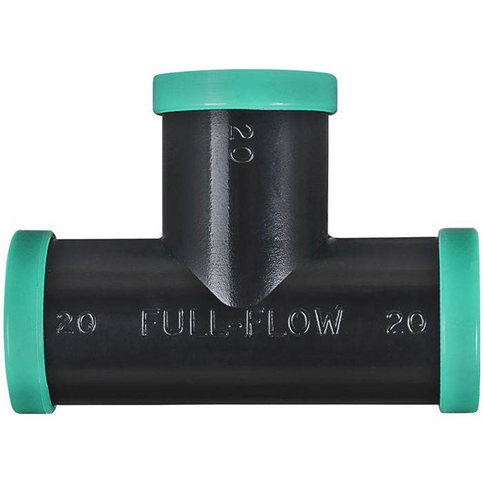 Full Flow Irrigation Tee 20mm