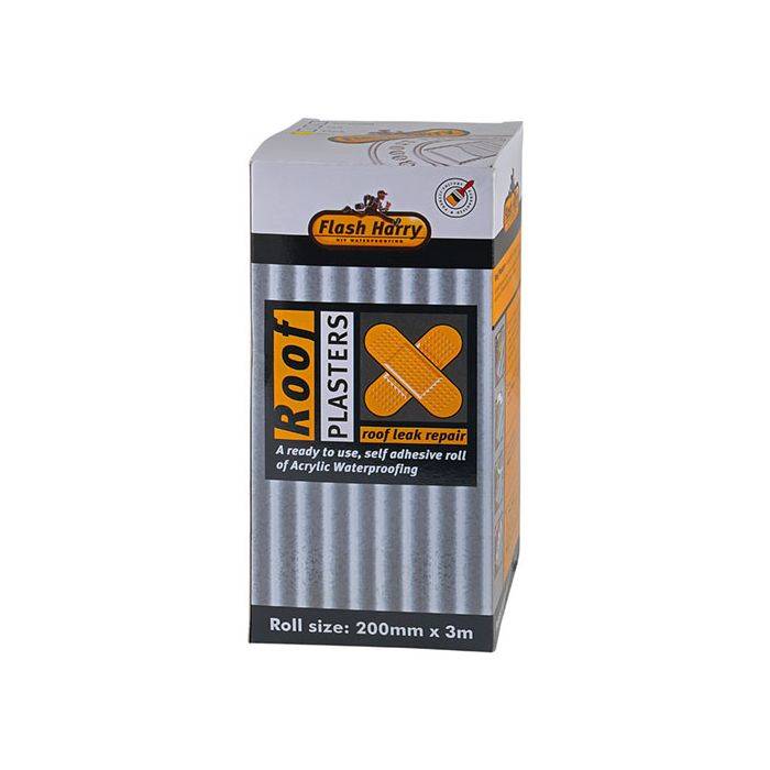 Flash Harry Roof Plasters Grey 200mm x 3m