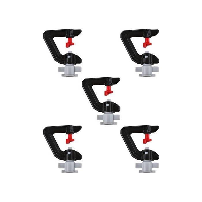 Rain-Jet Micro Irrigation Yellow 180° Mister Head - 5 Pack