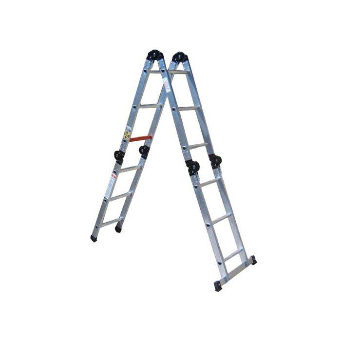 Castor & Ladder Aluminium 4-Stage Multi-Ladder