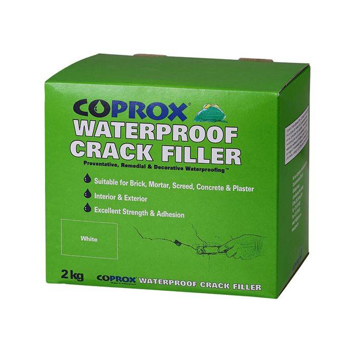 Coprox Waterproof Crack Filler White 2kg