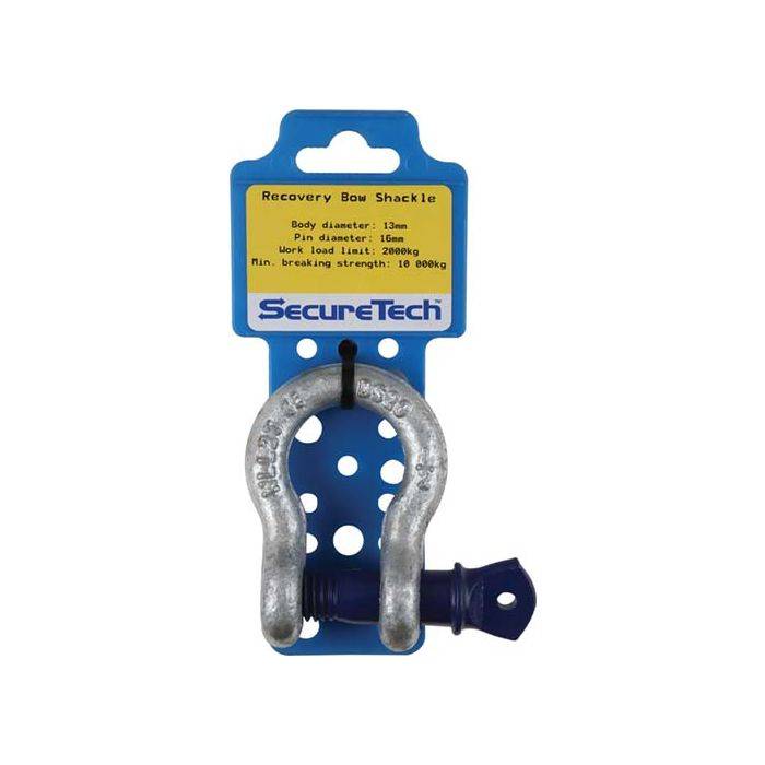 SecureTech Recovery Shackle Bow 3.25 Ton
