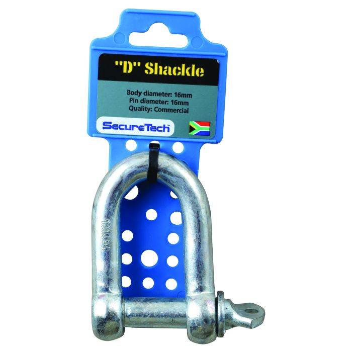 SecureTech D Shackle 16mm