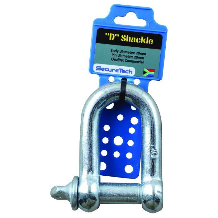 SecureTech D Shackle 20mm