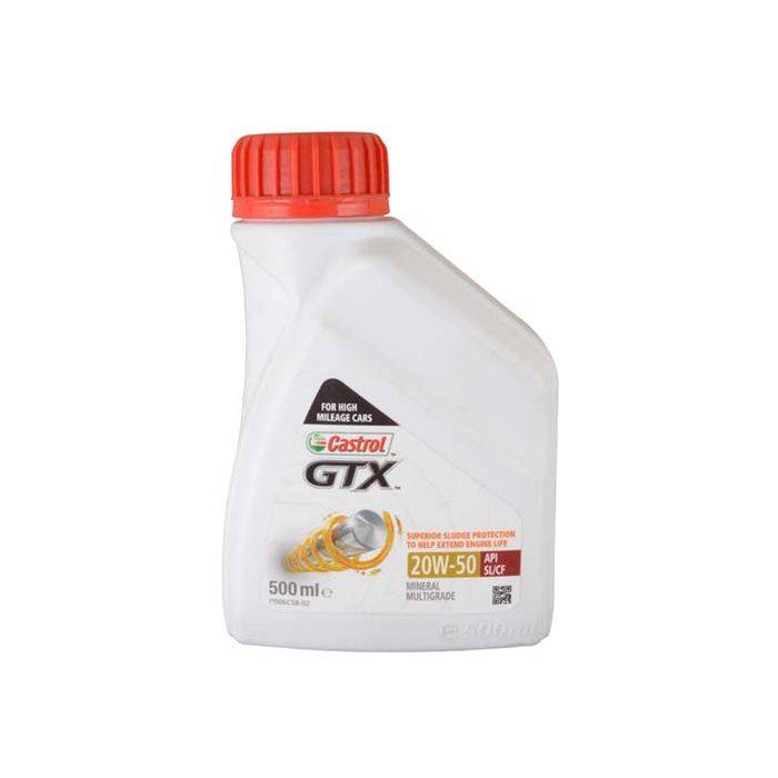 Castrol GTX 20W-50 Motor Oil 500ml