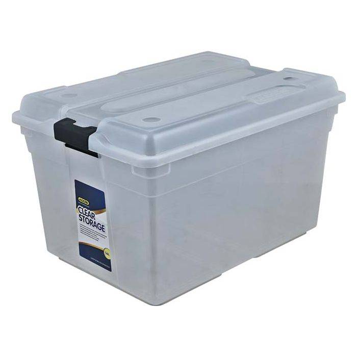 Addis Clear Storage Box 56L