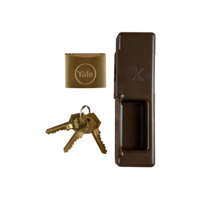 Xpanda Bronze Saftidor Handle & Lock