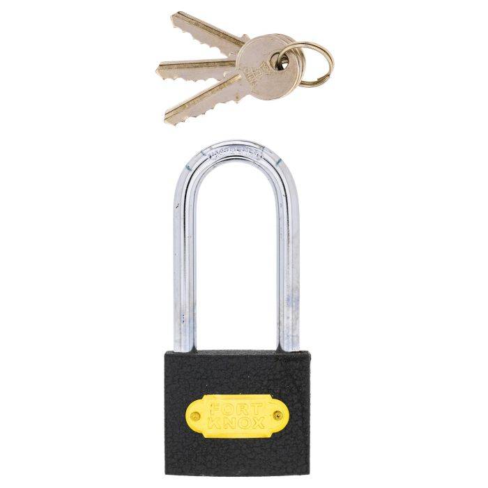 Fort Knox Iron Long Shackle Padlock 50mm