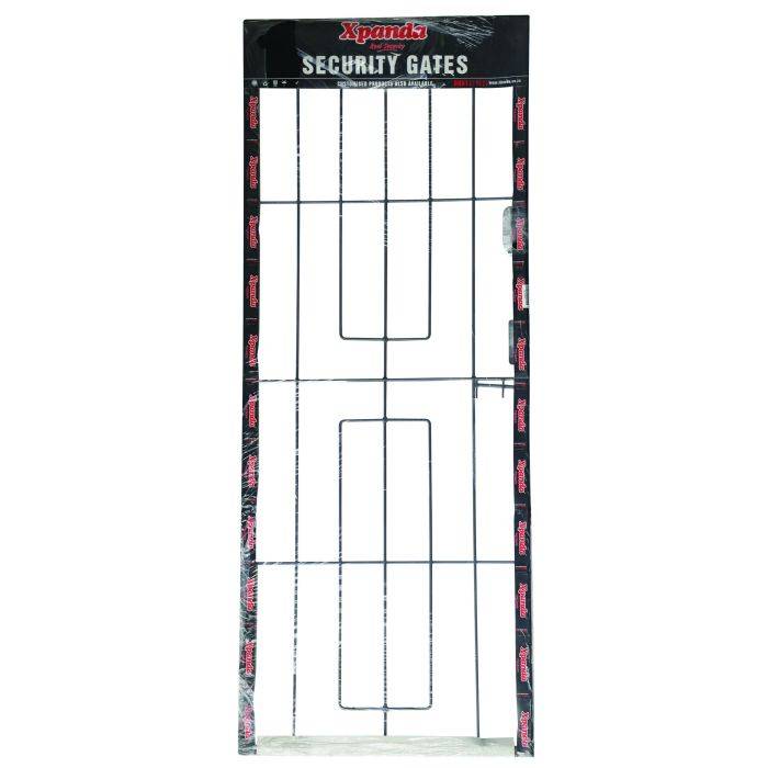 Xpanda Grey Ref 34 Lockable Security Gate 770mm x
