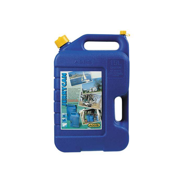 Addis Blue Plastic Water Jerry Can 15L