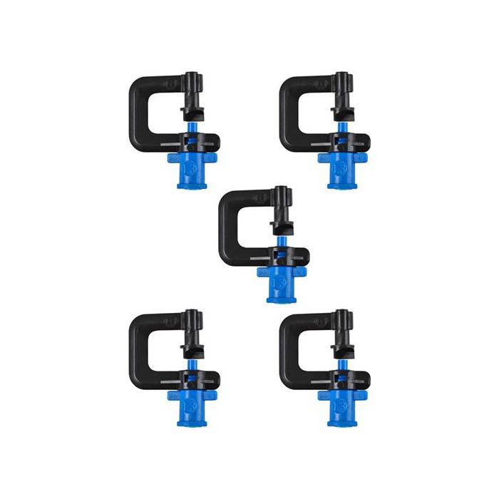 Rain-Jet Micro Irrigation Blue 90° Head - 5 Pack
