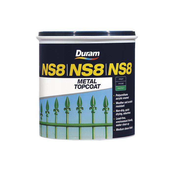 Duram NS8 Metal Topcoat 1L-Black