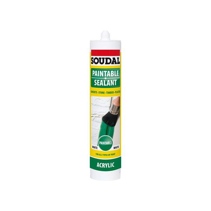 Soudal Paintable Sealant White 270ml