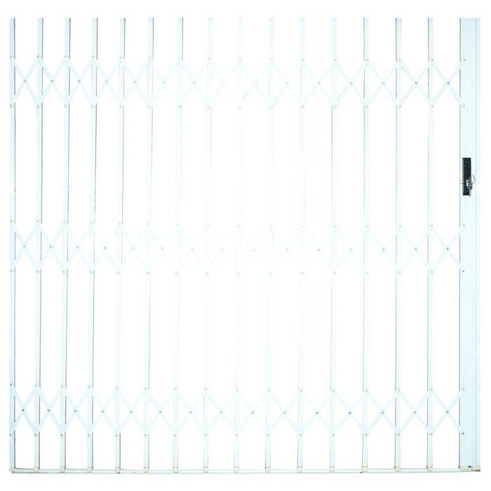 Xpanda White Alu-Glide Security Trellis Gate 2.15m- 2500mm x 2150mm