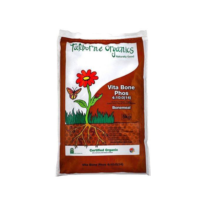Talborne Organics Vita Bone Phos 4:10:0 (14) Fertilizer 5kg