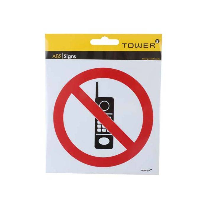 Tower No Cellphones Sigh 150 x 150mm