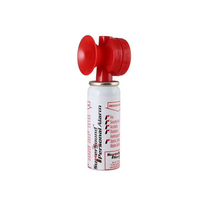 Intasafety White SuperSound Personal Alarm