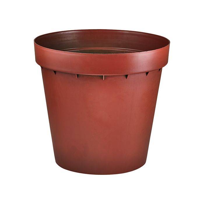 Terracotta Plastic Round Pot 200mm