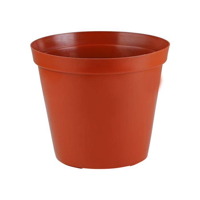 Terracotta Plastic Round Pot 250mm