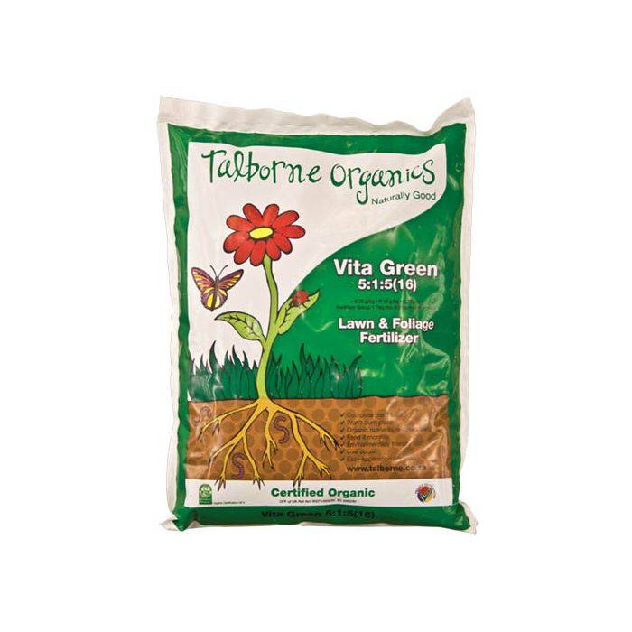 Talborne Organics Vita Green 5:1:5 (16) Fertilizer 2kg