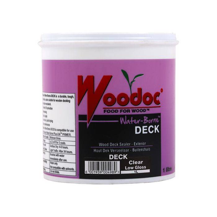 Woodoc Water-Borne Deck Clear 1L