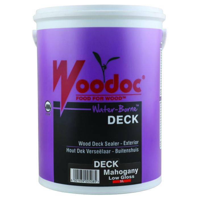 Woodoc Water-Borne Deck Sealer 5L Mahogany