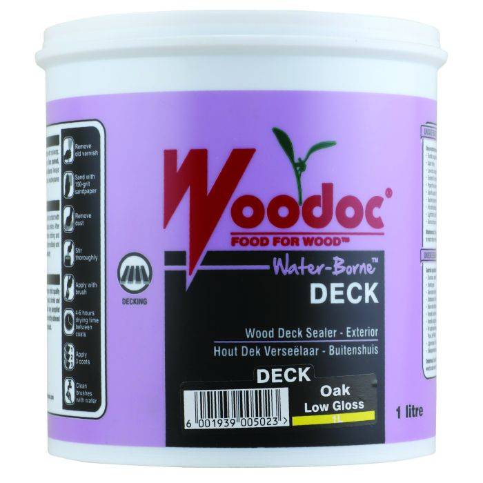 Woodoc Water-Borne Deck Sealer 1L Oak